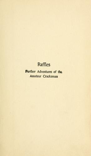 Raffles Further Adventures